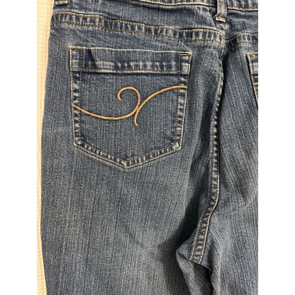 Chico's Women's 2S US12 Classic Stretch Denim‎ Jeans Western Cowgirl Bootcut - Picture 3 of 10